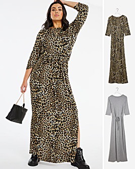 simply be animal print dress