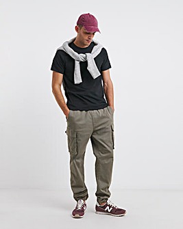 Elasticated Waist Cuffed Cargo