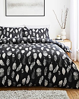 Feather Print Duvet Set