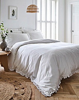 Ruffled Edge Duvet Set