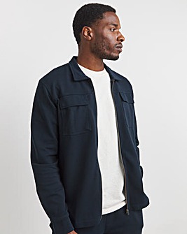 Twill Zip Harrington Jacket Reg