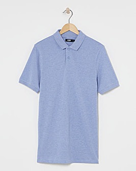 Pique Marl Polo Long