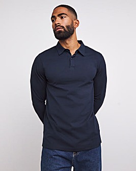 Long Sleeve Jersey Polo Long