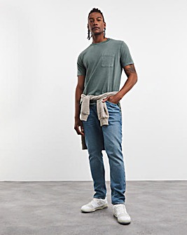 Garment Dyed Pocket T-Shirt Long