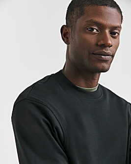 Relaxed Fit Interlock Longsleeve T-Shirt