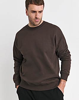 Relaxed Fit Garment Dyed Crew Sweat