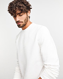 Textured Long Sleeve T-Shirt Long