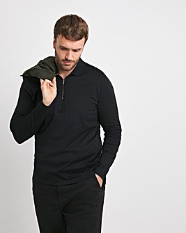 Premium 100% Mercerised Zip Polo