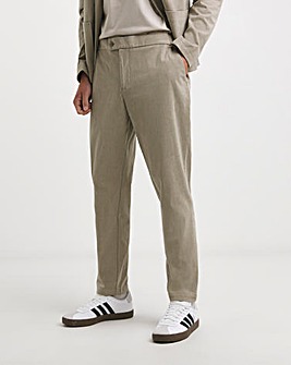 Tailored Cord Tapered Drawcord Trouser