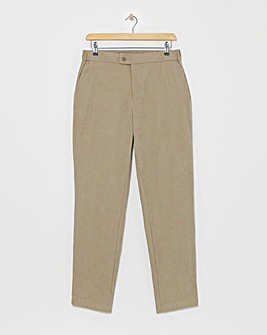 Tailored Cord Tapered Drawcord Trouser