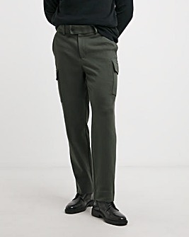 Twill Loose Fit Tapered Cargo Trouser