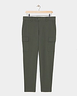 Twill Loose Fit Tapered Cargo Trouser