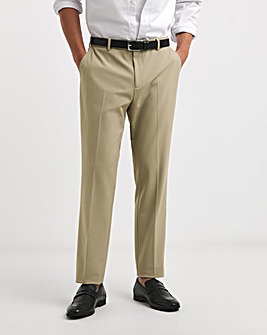 Tapered Fit Flat Front Trouser