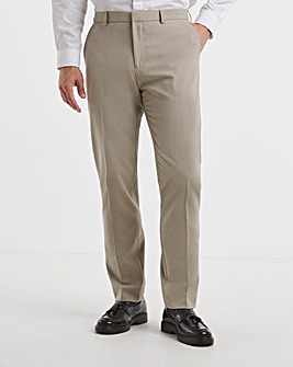 Tapered Fit Flat Front Stretch Trouser