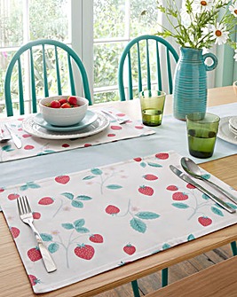 Catherine Lansfield Strawberry Garden Placemats