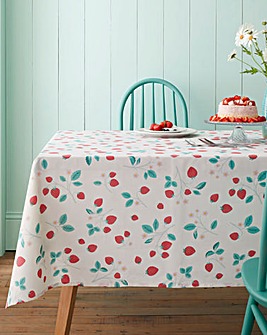 Catherine Lansfield Strawberry Garden Table Cloth