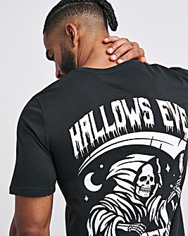 Skull Graphic T-Shirt Long