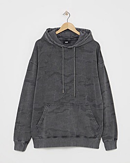 Acid Wash Camo Hoodie