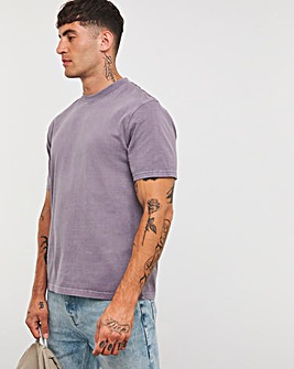 Relaxed Fit Acid Wash T-Shirt