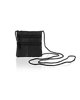 Woodland Leather Belt Loop Waist Bag 5"