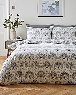 Damask Pattern Duvet Cover Set