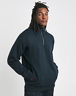 1/4 Zip Relax Fit Sweatshirt