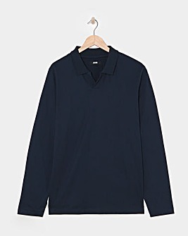 Premium 100% Mercerised Trophy Neck Polo- Navy
