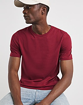 Pure Cotton Crew Neck T-Shirt Long