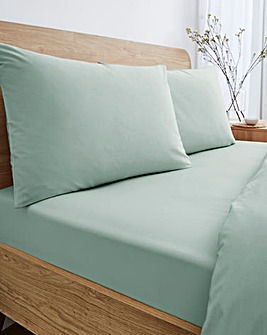 Pure Cotton 200TC Fitted Sheet