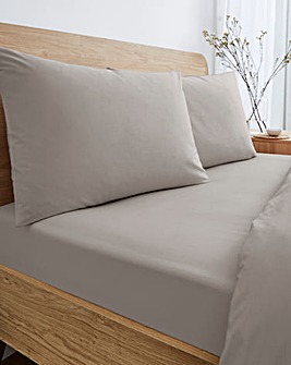 Pure Cotton 200TC Fitted Sheet