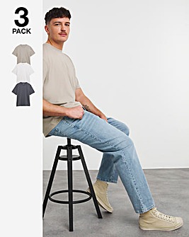 3 Pack Relaxed Fit T-Shirts