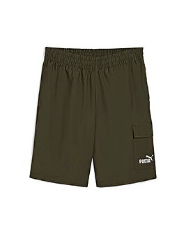 PUMA Essentials Small Logo Woven Cargo Shorts 9 Inch