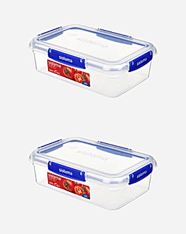 Sistema KlipIt+ 2.2L Food Container Set