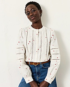 FatFace Jane Embroidered Over Shirt