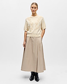 Object Embroidered Knit Jumper