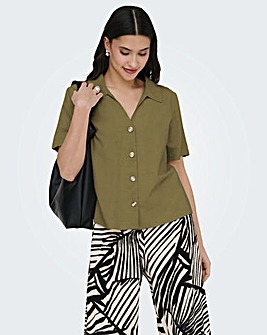 JdY Milan Linen S/S Shirt