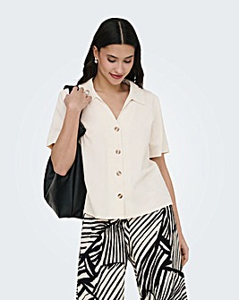 JdY Milan Linen S/S Shirt