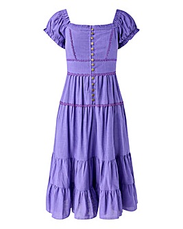 Joe Browns Amelia Flower Trim Cotton Dress