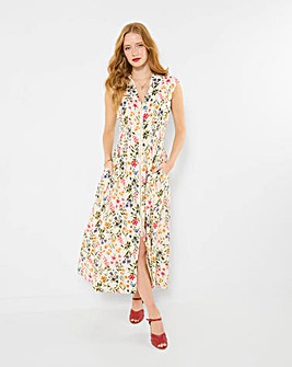 Joe Browns Jemima Floral Cotton Dobby Dress