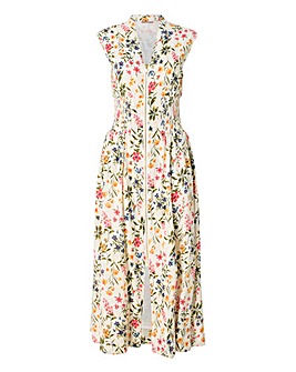 Joe Browns Jemima Floral Cotton Dobby Dress