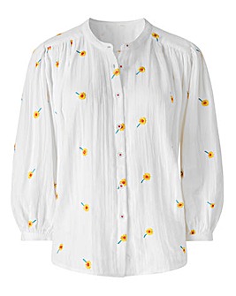 Joe Browns Sunshine Embroidered Cotton Blouse
