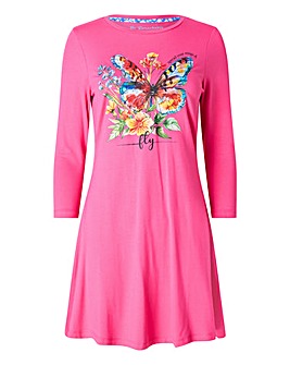 Joe Browns Beautiful Butterfly Graphic Tunic Top