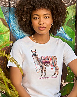 Joe Browns No Drama Llama Graphic Tee