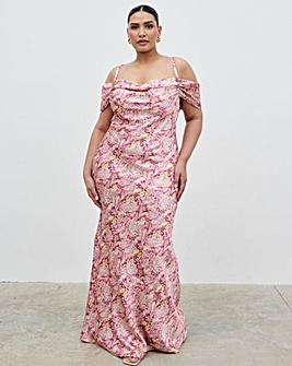 Pretty Lavish Dariah Cowl Slip Dress