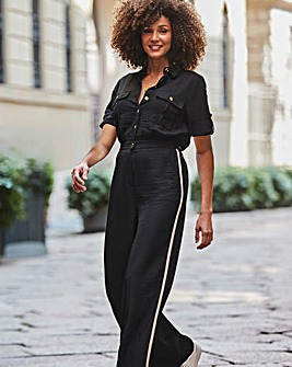 Sosandar Side Stripe Jumpsuit