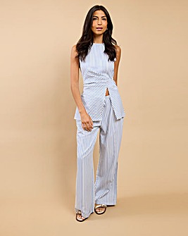 Little Mistress Blue Stripe Top