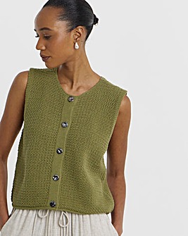 JdY Martha S/L O-Neck Knitted Vest