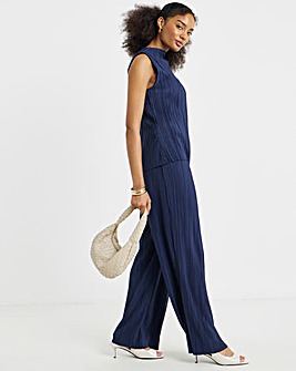 Vila High Waisted Wide Leg Trousers