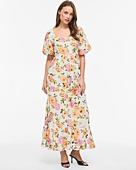 Vila Square Neck Ankle Dress