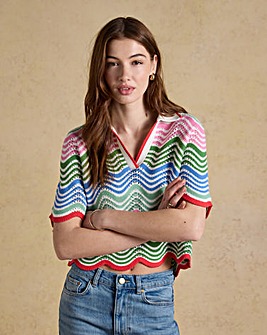 Joules Sandy Knit S/S Jumper